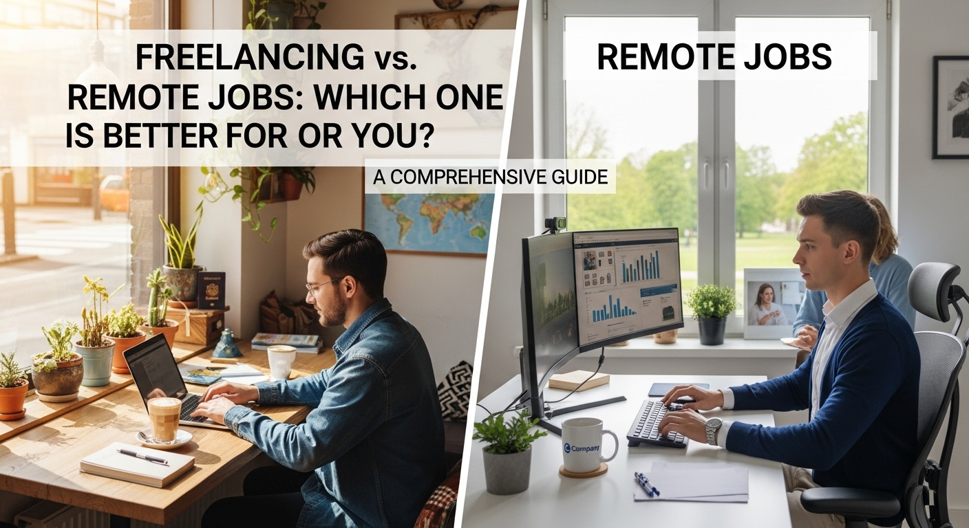 Freelancing vs. Remote Jobs: Which One Is Better for You? A Comprehensive Guide